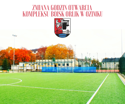 Zmiana godzin otwarcia